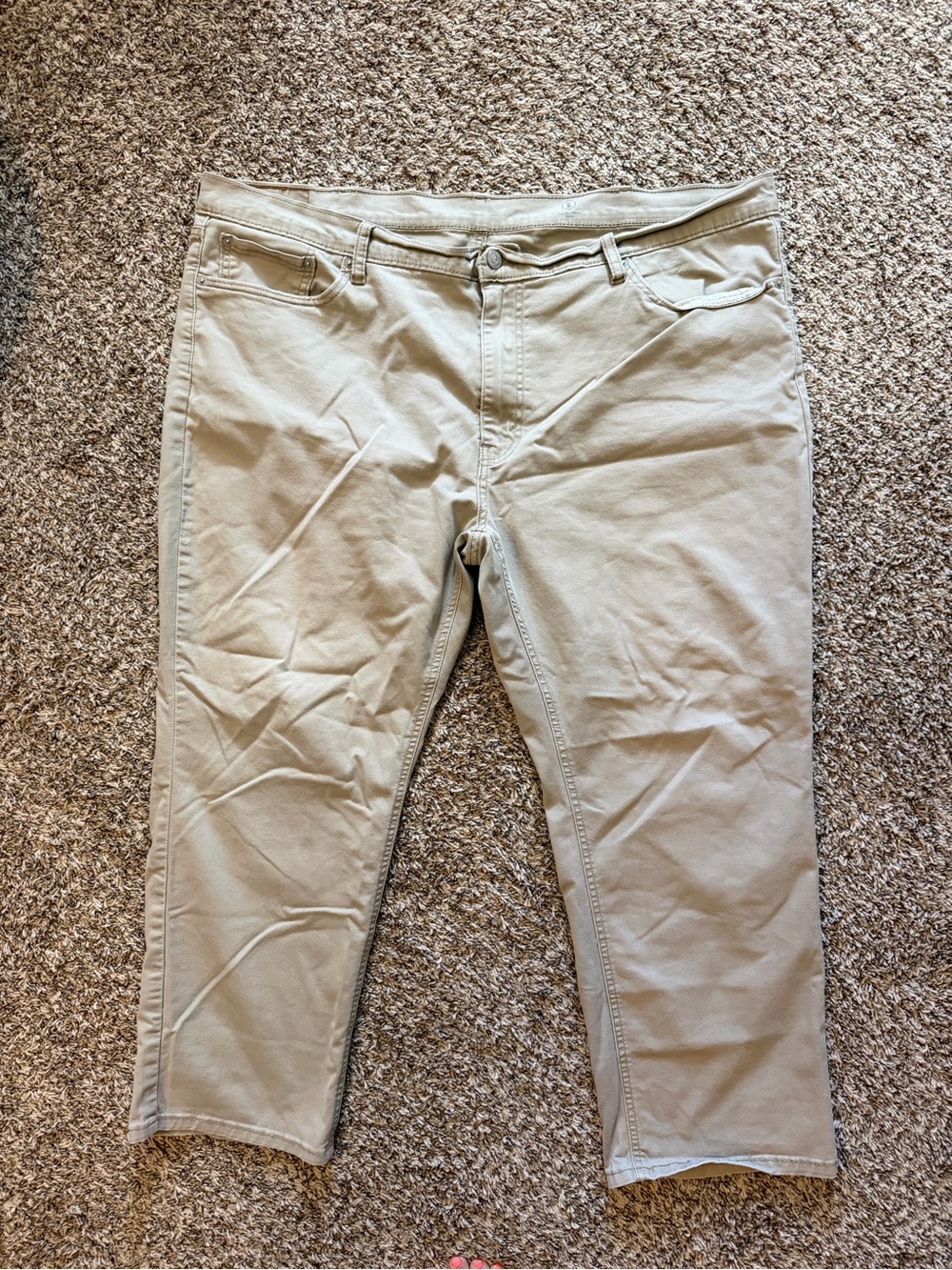 Levi’s Khaki 541 Athletic Taper Jeans